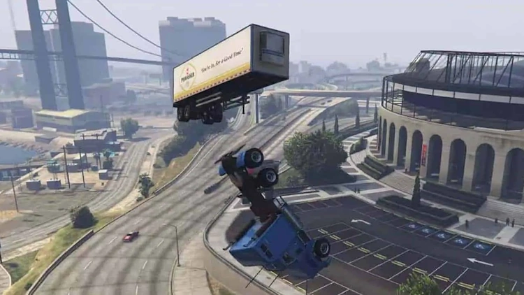 GTA Online: Spieler landet irren Truck-Frontflip und fängt Anhänger wieder ein